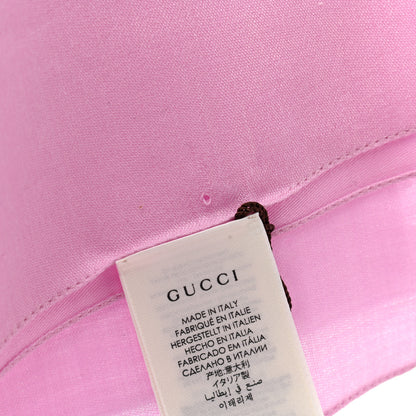 Gucci Wool Silk GG Monogram GGNat Scarf Rose 4 of 4