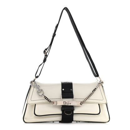 Christian Dior Coated Canvas Crystal Hardcore Bag White 1 of 19