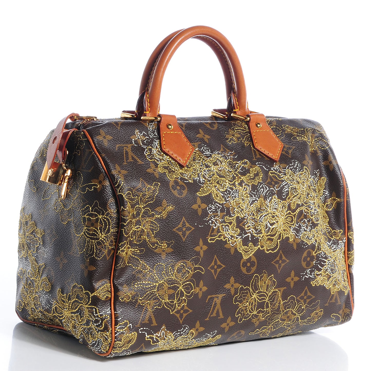 Monogram Dentelle Speedy 30 Gold