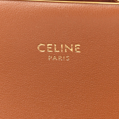 Celine Calfskin Triomphe Canvas Teen Triomphe White 6 of 10
