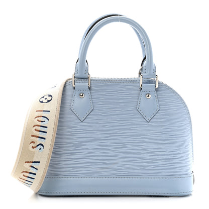 Louis Vuitton Epi Jacquard Alma BB Bleu Nuage 1 of 10