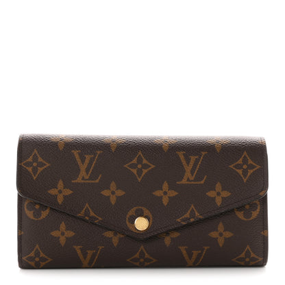 Louis Vuitton Monogram Sarah Wallet NM Rose Ballerine 1 of 7