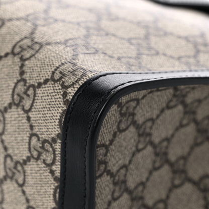 Gucci GG Supreme Monogram Small Padlock Tote Black 12 of 17