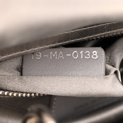 Christian Dior Satin Crystal Cannage Mini Lady Dior Gray 7 of 11