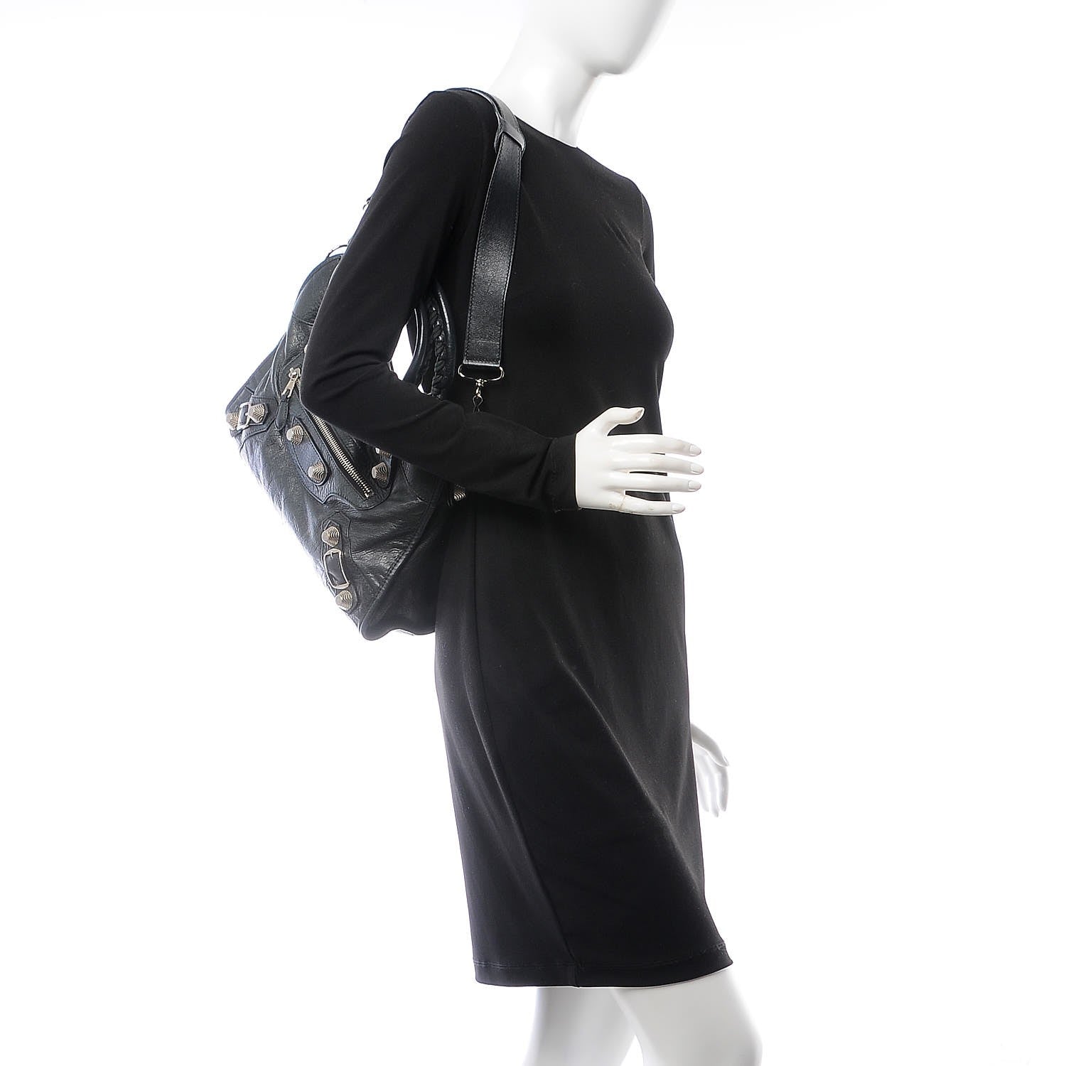 Balenciaga Agneau Giant 21 Silver Hardware City Black 2 of 14