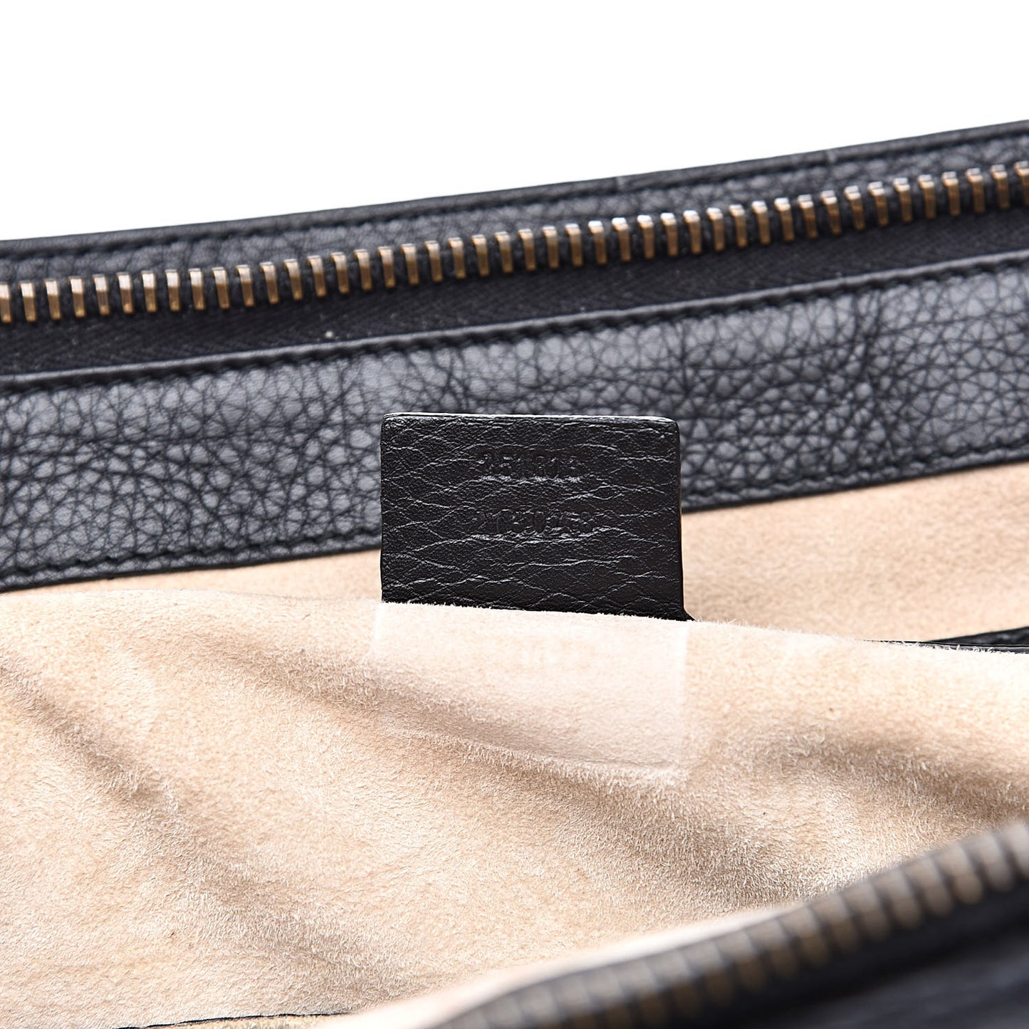 Pebbled Calfskin Medium 1973 Top Handle Satchel Black