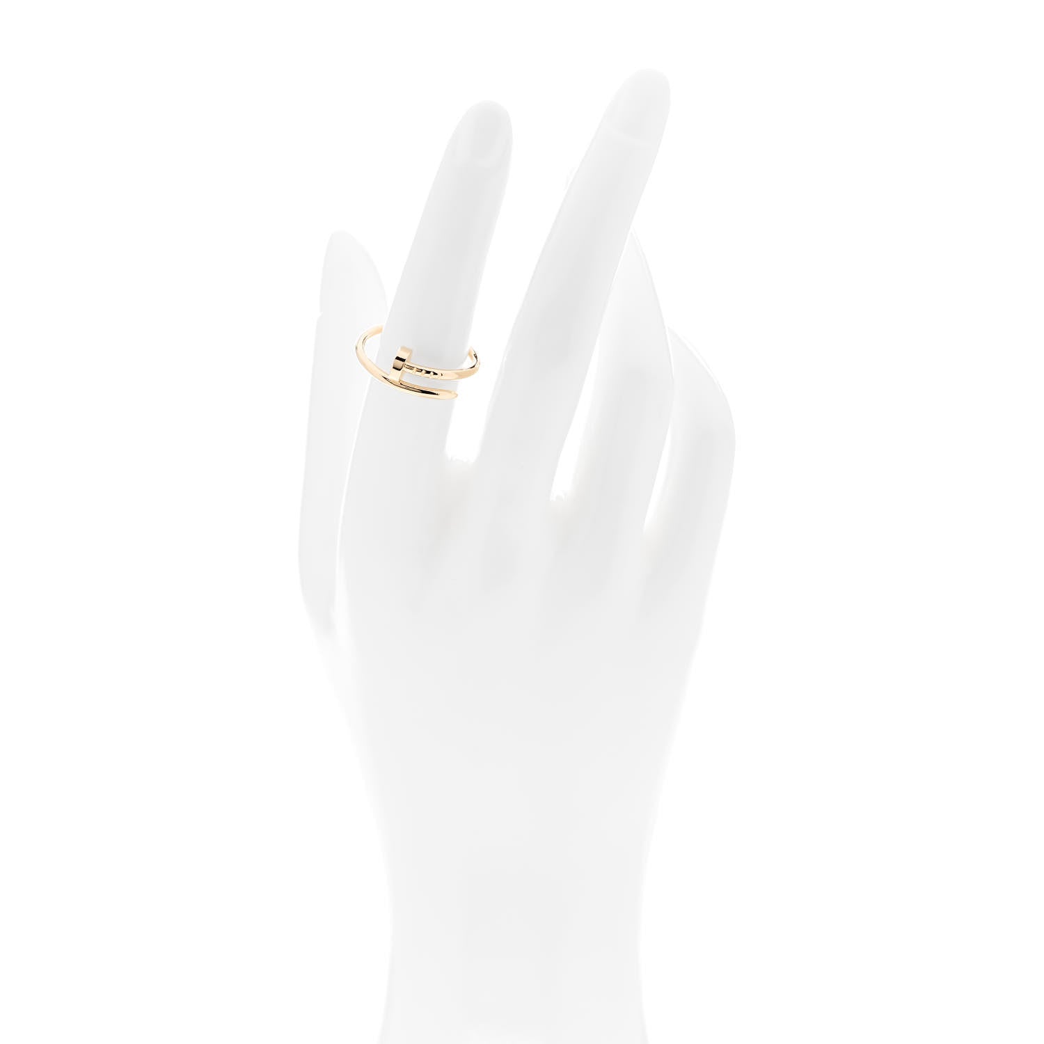 Cartier 18K Yellow Gold Small Juste Un Clou Ring 53 6.25 2 of 6