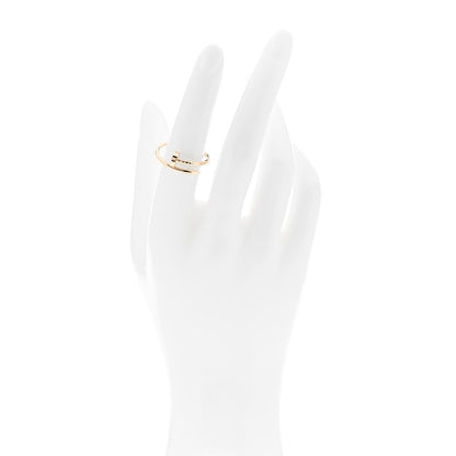 Cartier 18K Yellow Gold Small Juste Un Clou Ring 53 6.25 2 of 6