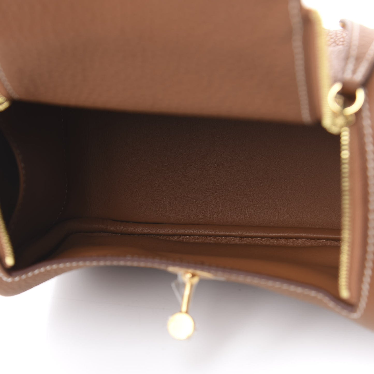 Taurillon Clemence Mini Lindy 20 Gold