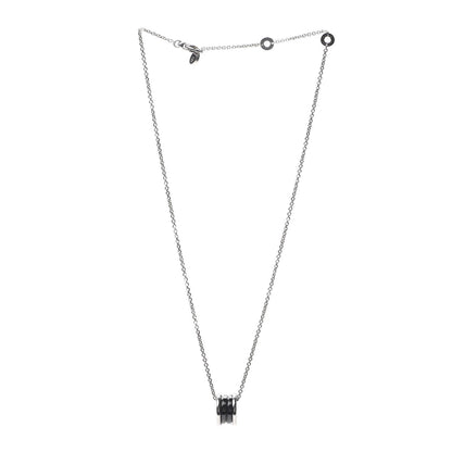 Bulgari Sterling Silver Ceramic Save The Children Pendant Necklace 3 of 8
