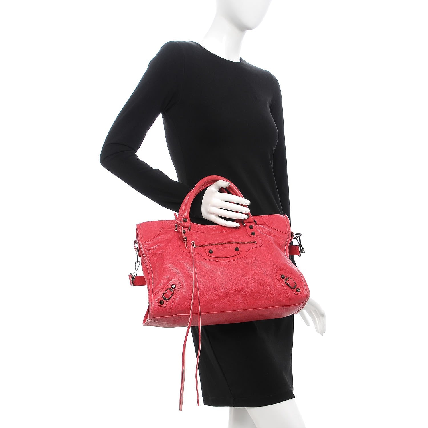 Balenciaga Agneau Classic Hardware City Rose Thulian 4 of 13
