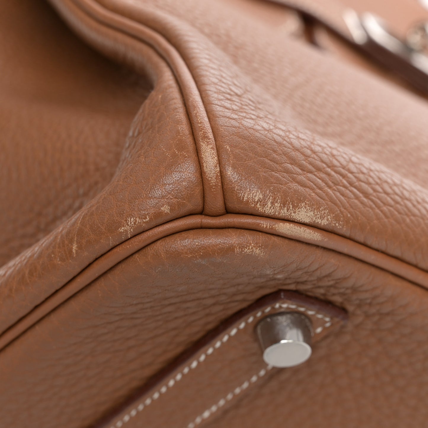 Taurillon Clemence Birkin 35 Gold