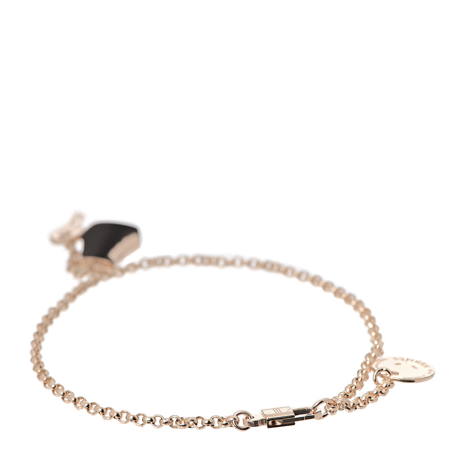 Hermes 18K Rose Gold PM Kelly Clochette Bracelet SH 3 of 6