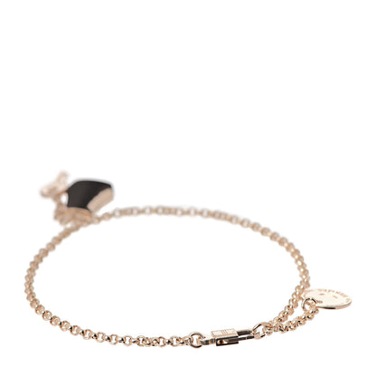 Hermes 18K Rose Gold PM Kelly Clochette Bracelet SH 3 of 6