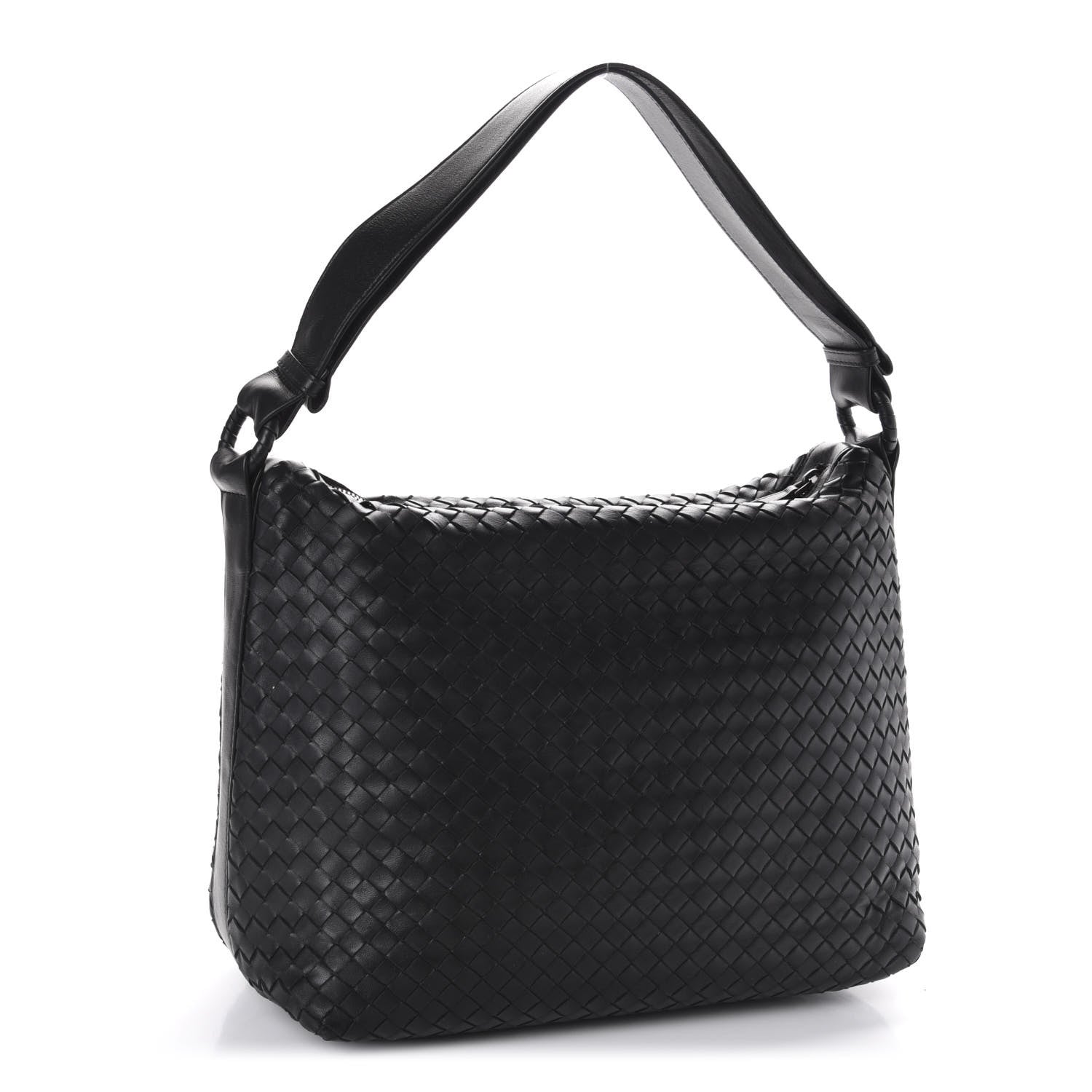 Bottega Veneta Nappa Intrecciato Hobo Black 3 of 9