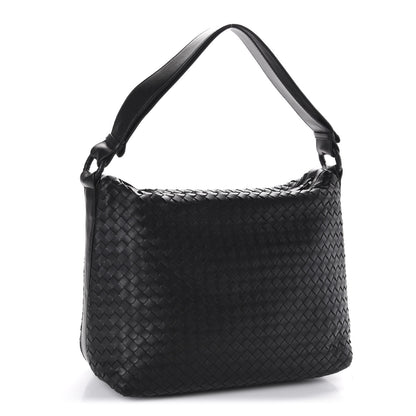 Bottega Veneta Nappa Intrecciato Hobo Black 3 of 9