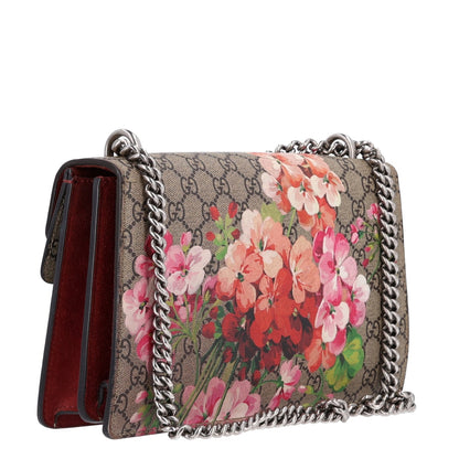 Gucci GG Supreme Monogram Blooms Small Dionysus Shoulder Bag Beige Multicolor Dry Rose 3 of 10