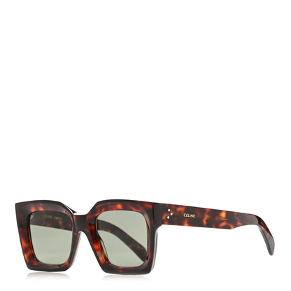 Celine Acetate Square Sunglasses CL401301 Tortoise 1 of 6