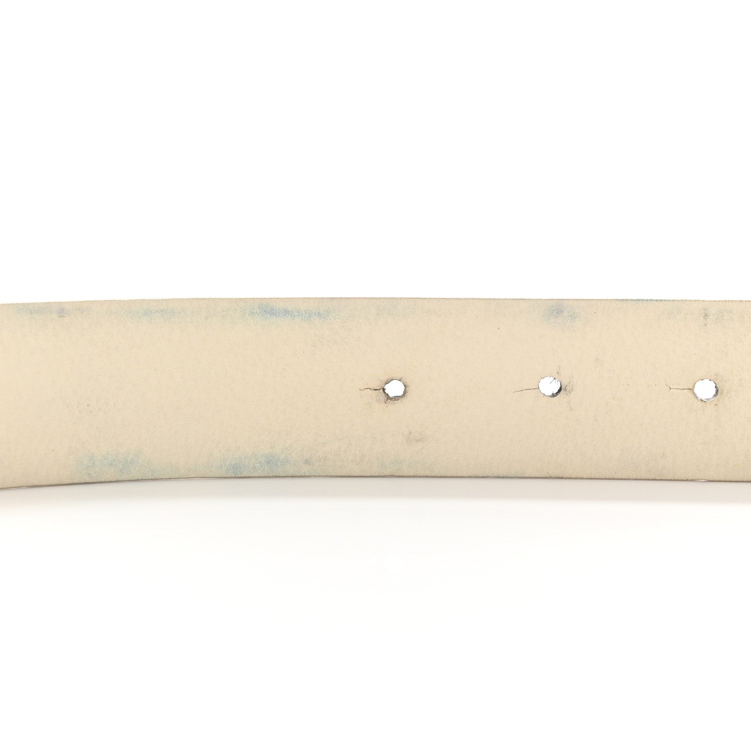 Chanel Calfskin CC Reversible Belt 80/32 White Black 5 of 6