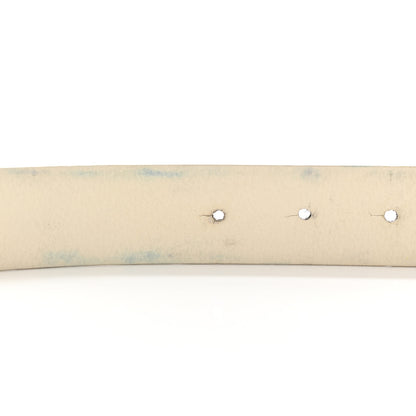Chanel Calfskin CC Reversible Belt 80/32 White Black 5 of 6