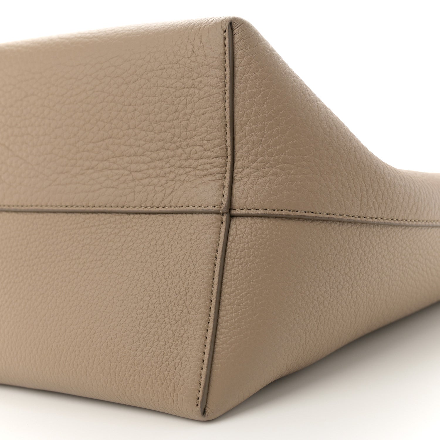 The Row Grained Calfskin Medium N/S Park Tote Dark Taupe 10 of 11