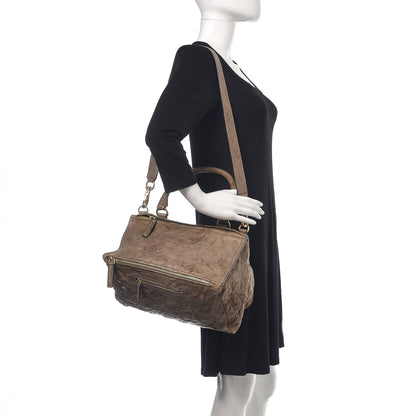 Givenchy Tumbled Sheepskin Medium Pandora Charcoal 2 of 11