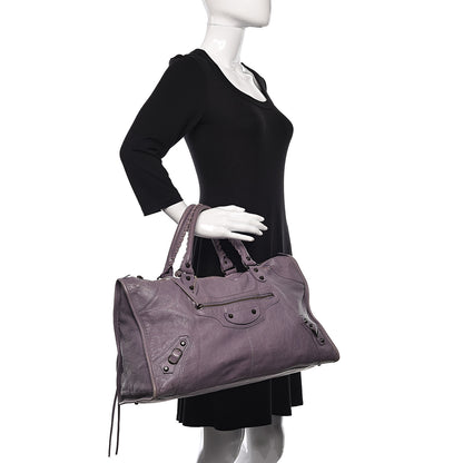 Balenciaga Agneau Classic Hardware Work Glycine 2 of 17