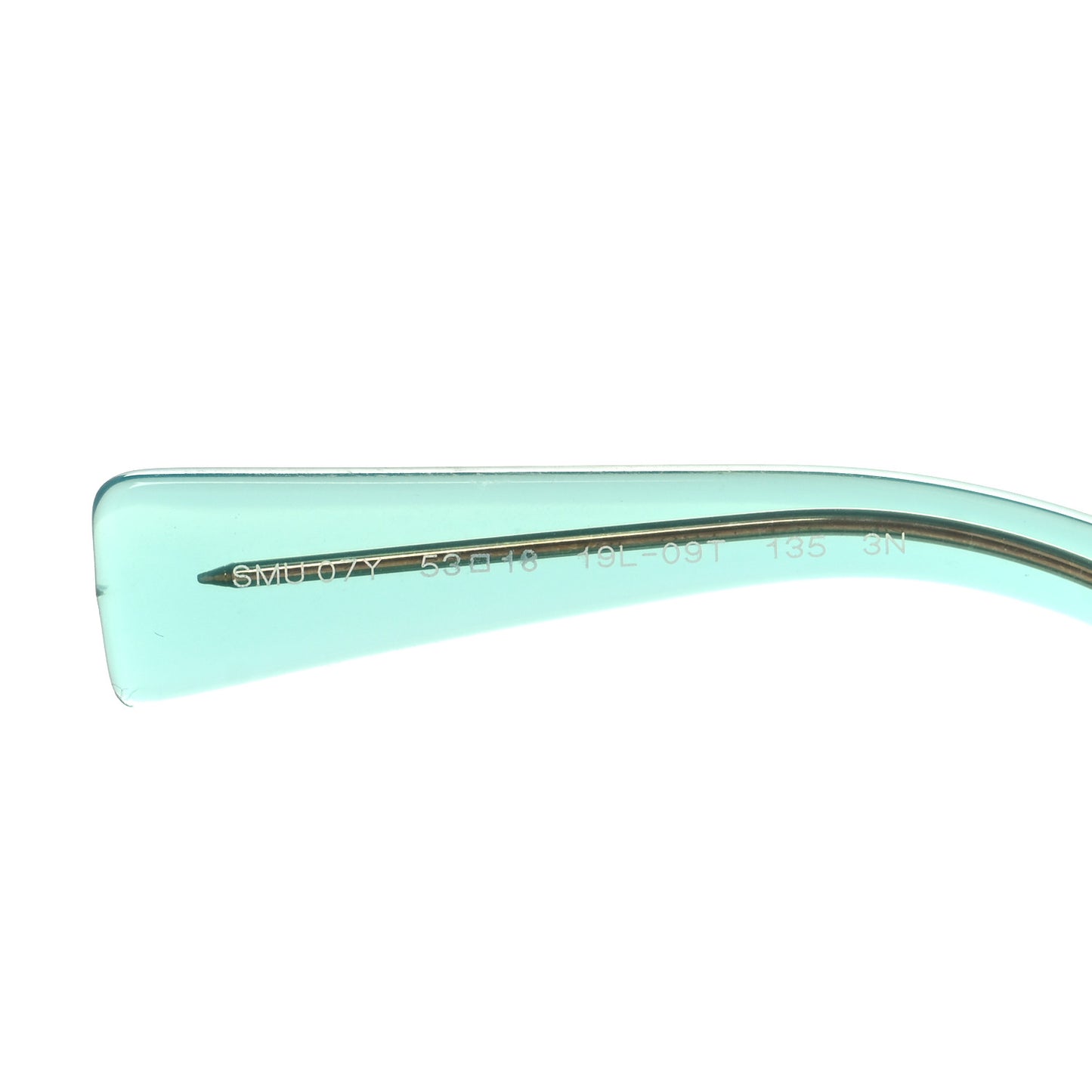 Acetate Rectangle Sunglasses SMU 07YS Opal Anise
