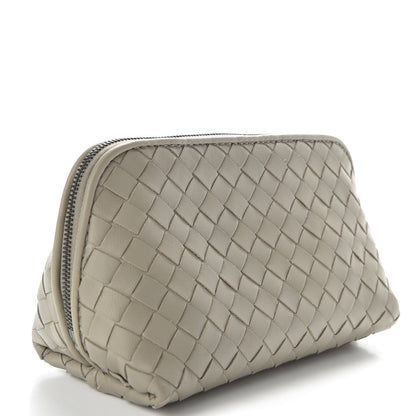 Bottega Veneta Nappa Intrecciato Cosmetic Case Mink 3 of 9