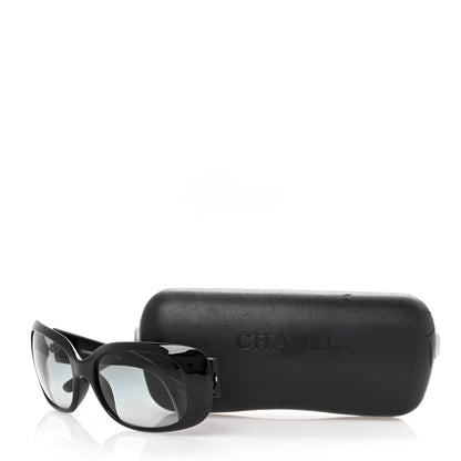 Chanel Crystal CC Logo Sunglasses 6026-B Black 8 of 8