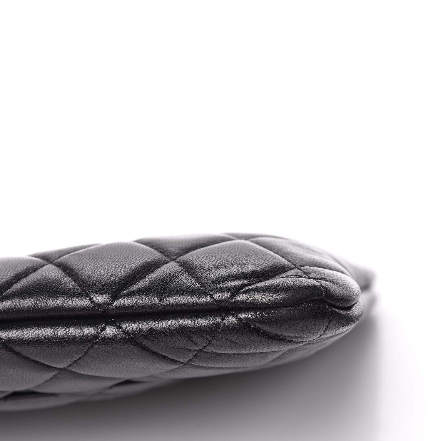 Chanel Lambskin Quilted Medium Cosmetic Case Black 7 of 10