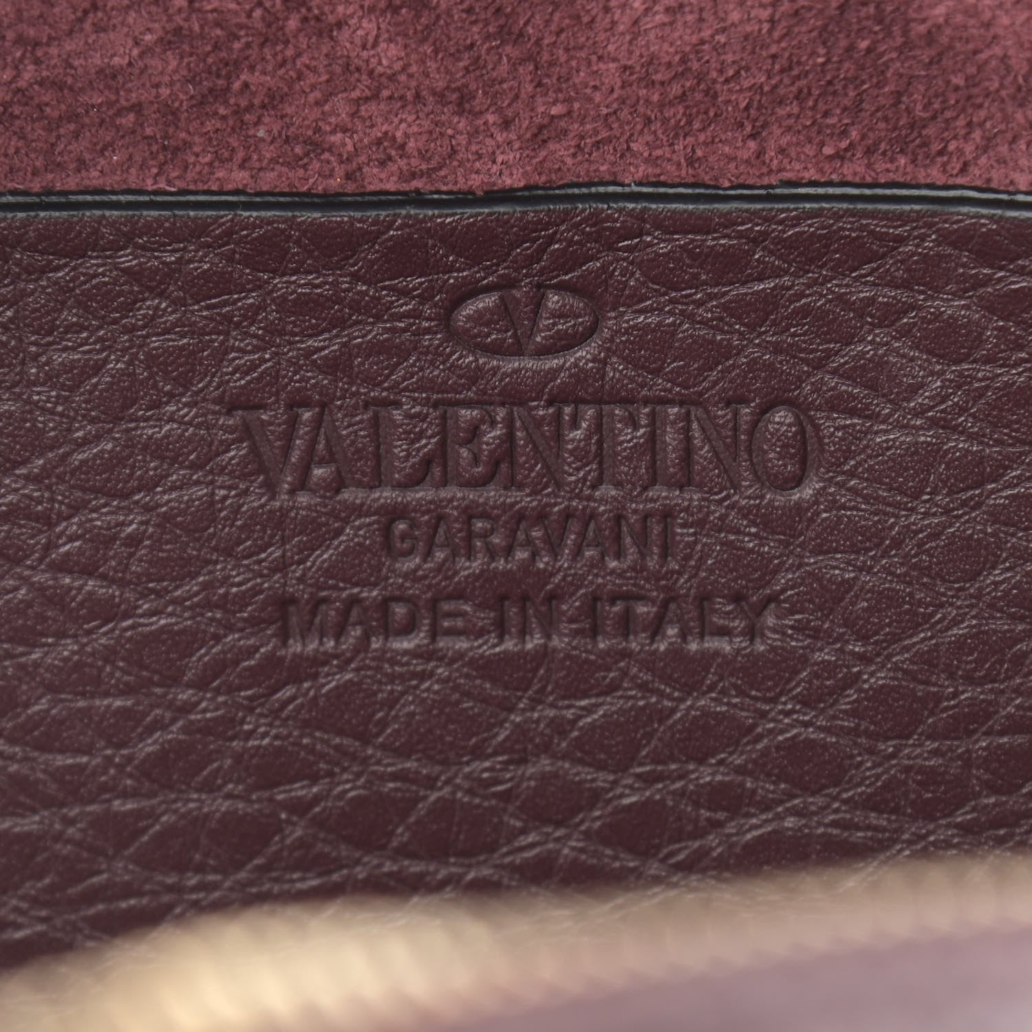 Valentino Garavani Pebbled Calfskin Rockstud Camera Crossbody Bag Rubin 6 of 8