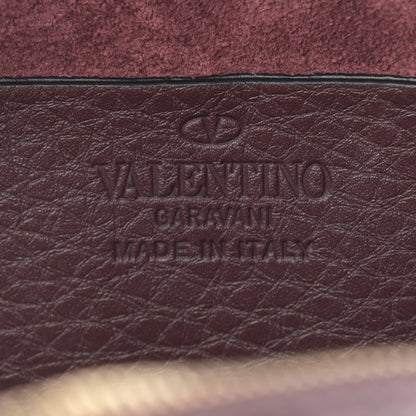 Valentino Garavani Pebbled Calfskin Rockstud Camera Crossbody Bag Rubin 6 of 8