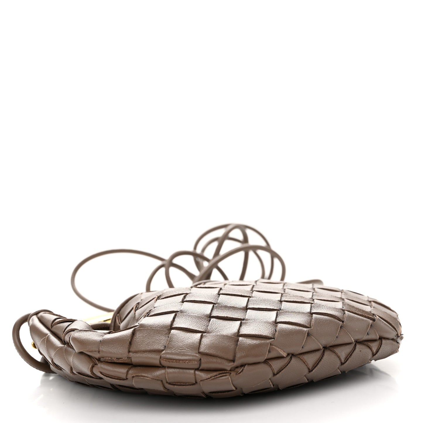 Nappa Intrecciato Mini Sardine Bag Taupe Grey