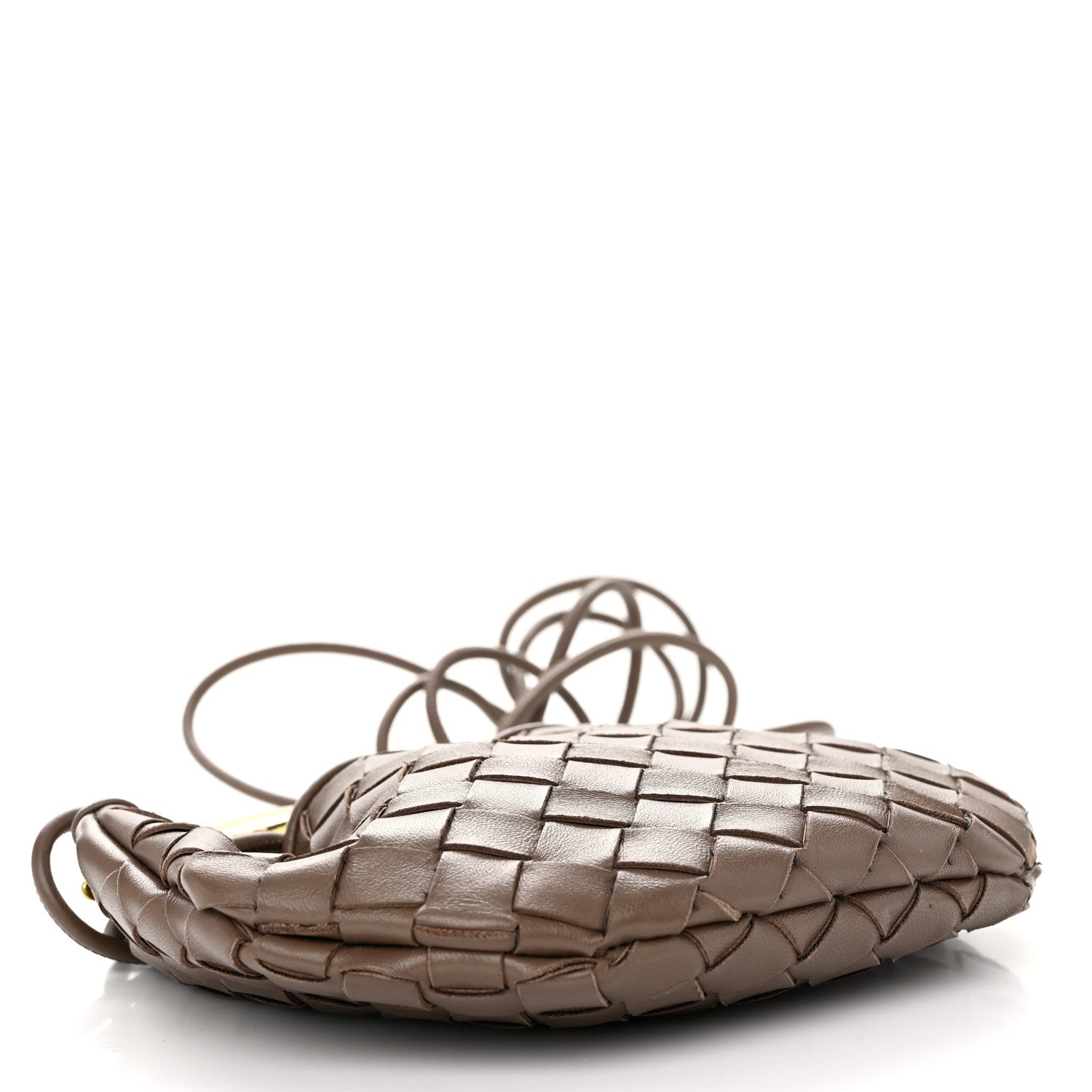 Bottega Veneta Nappa Intrecciato Mini Sardine Bag Taupe Grey 4 of 9