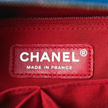 Chanel Suede Calfskin Quilted Medium Gabrielle Hobo Orange Green Blue 6 of 9
