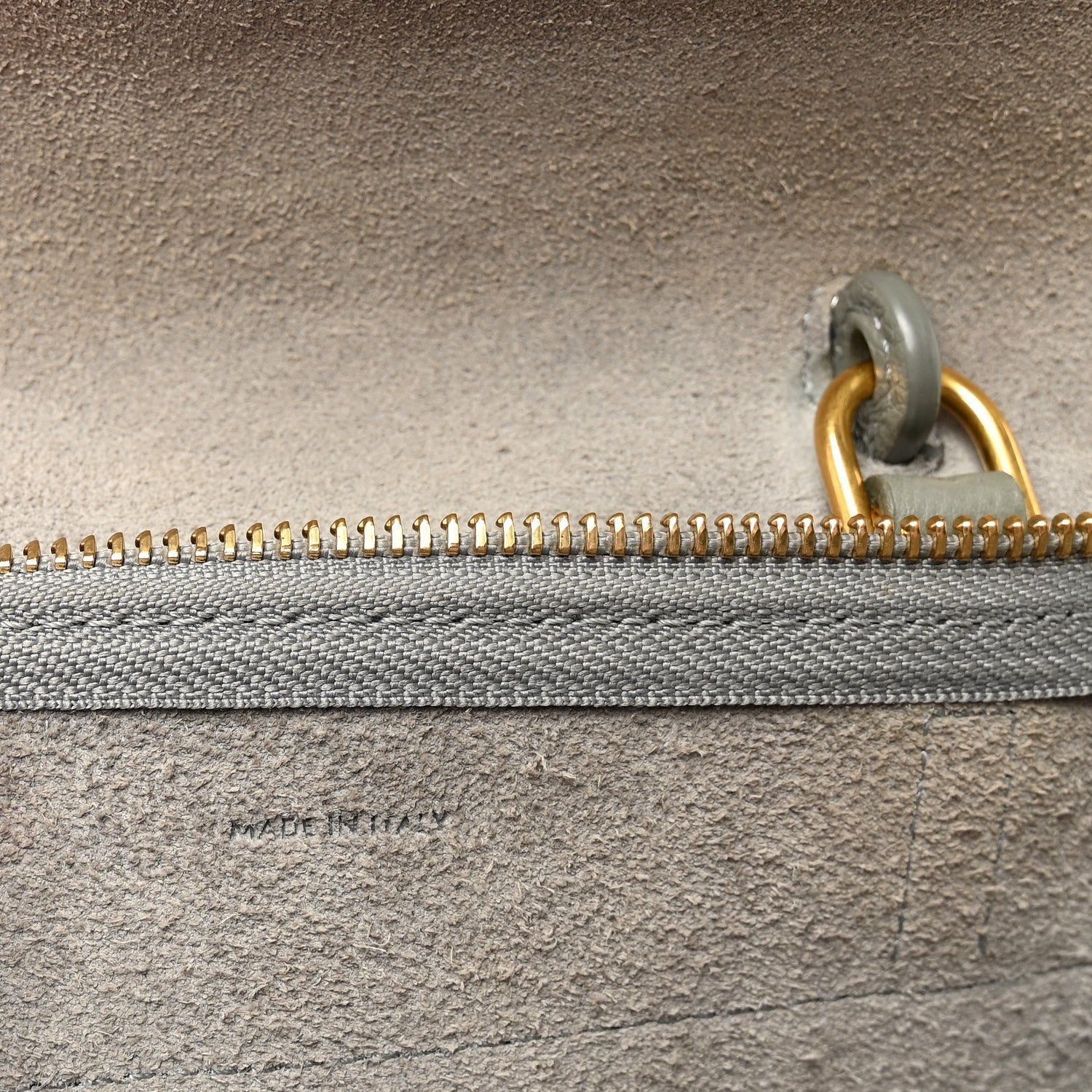 Celine Grained Calfskin Nano Belt Bag Cloud 7 of 10