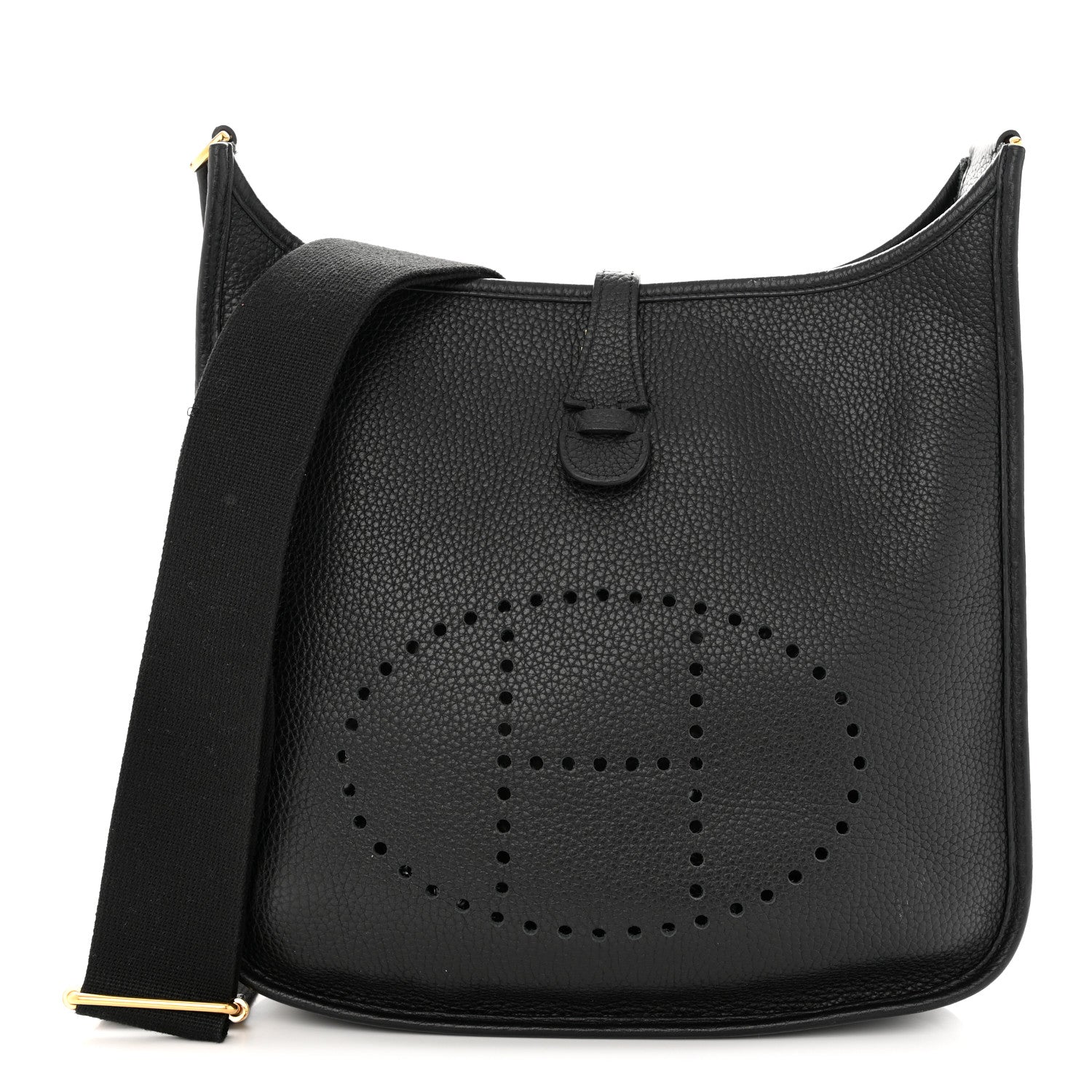 Hermes Taurillon Clemence Evelyne III PM Black 1 of 8