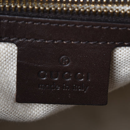 Gucci Monogram Vintage Web Medium Boston Dark Brown 7 of 13