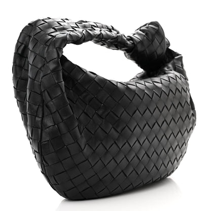Bottega Veneta Nappa Intrecciato Teen Jodie Hobo Black 3 of 10