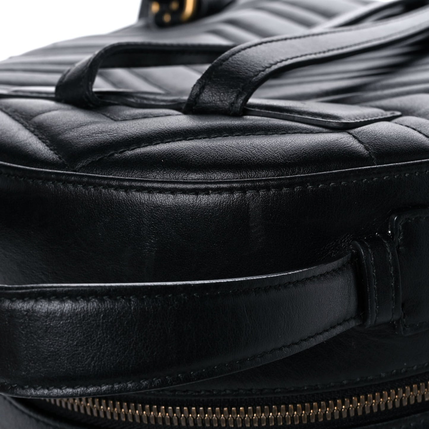 Calfskin Matelasse GG Marmont Backpack Black