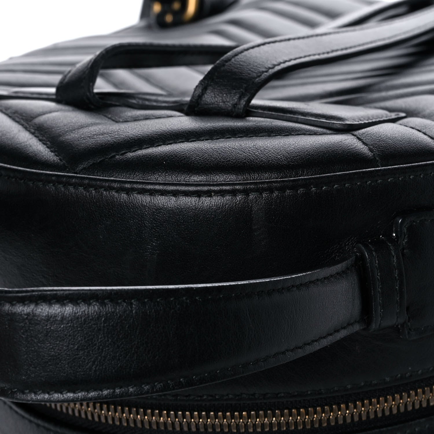Gucci Calfskin Matelasse GG Marmont Backpack Black 17 of 19