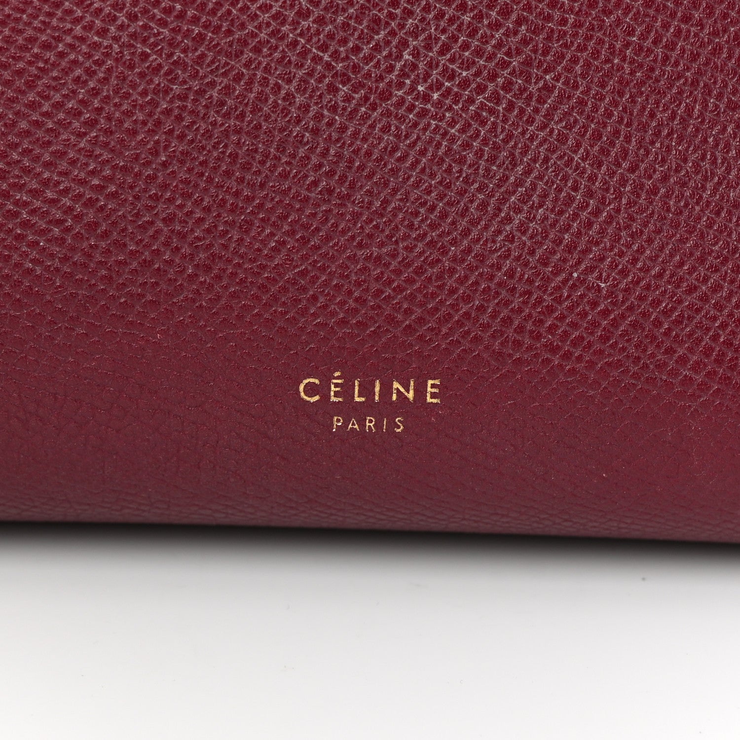 Celine Grained Calfskin Micro Belt Bag Plum 6 of 23