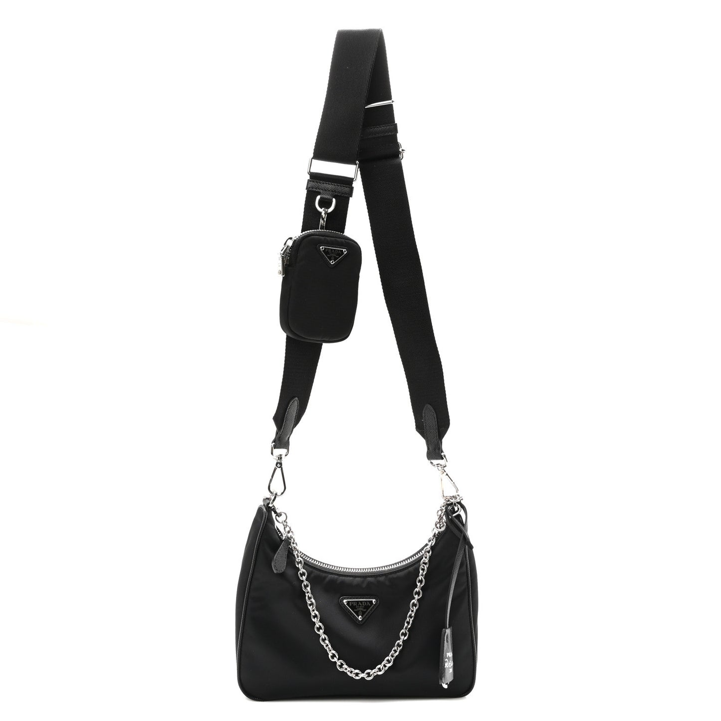 Nylon Re-Edition 2005 Shoulder Bag Black
