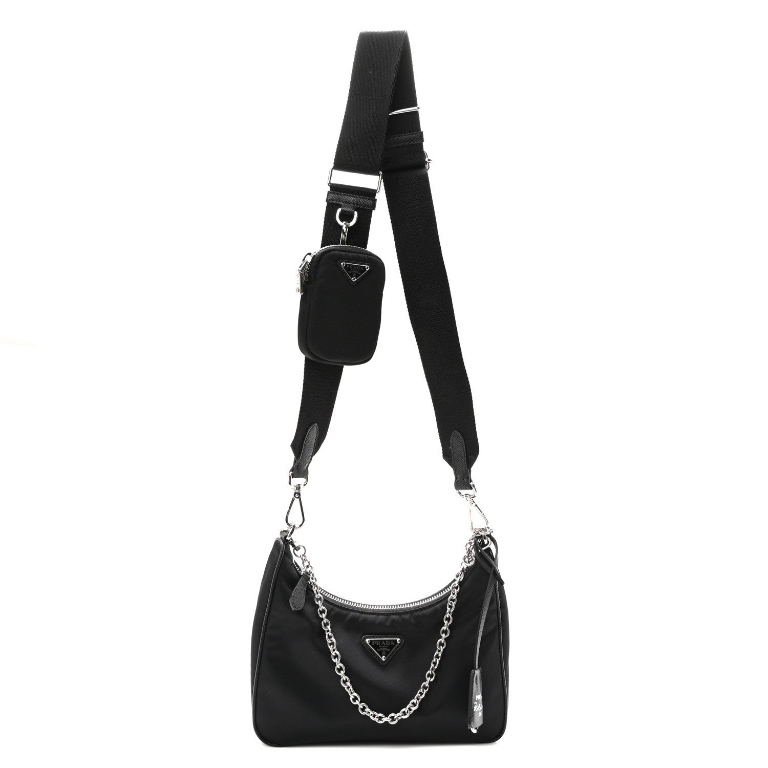 Prada Nylon Re-Edition 2005 Shoulder Bag Black 1 of 9