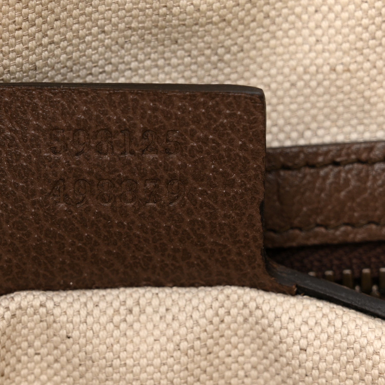 Gucci GG Supreme Monogram Web Small Ophidia Half Moon Hobo Brown 7 of 14