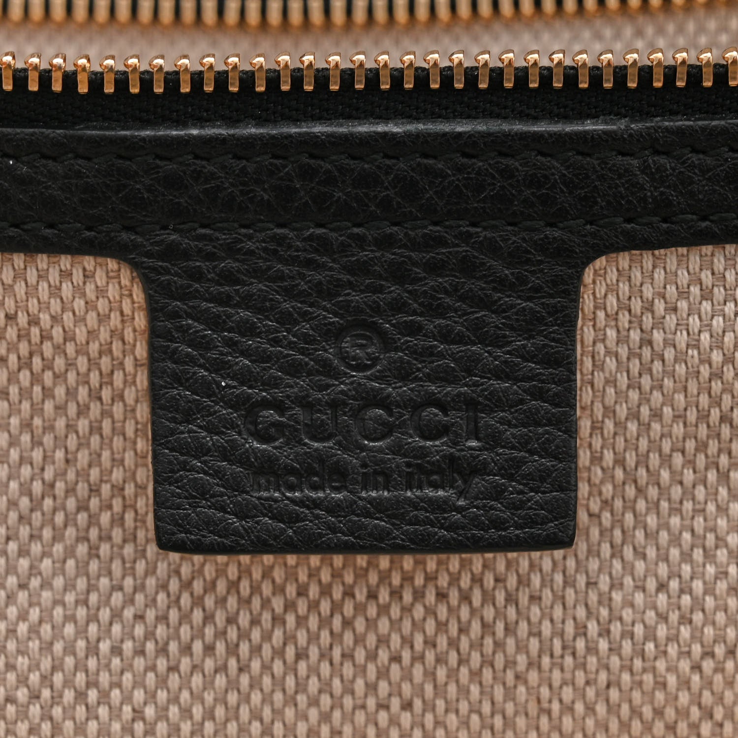 Gucci Pebbled Calfskin Medium Soho Bowler Black 6 of 11