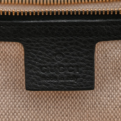 Gucci Pebbled Calfskin Medium Soho Bowler Black 6 of 11