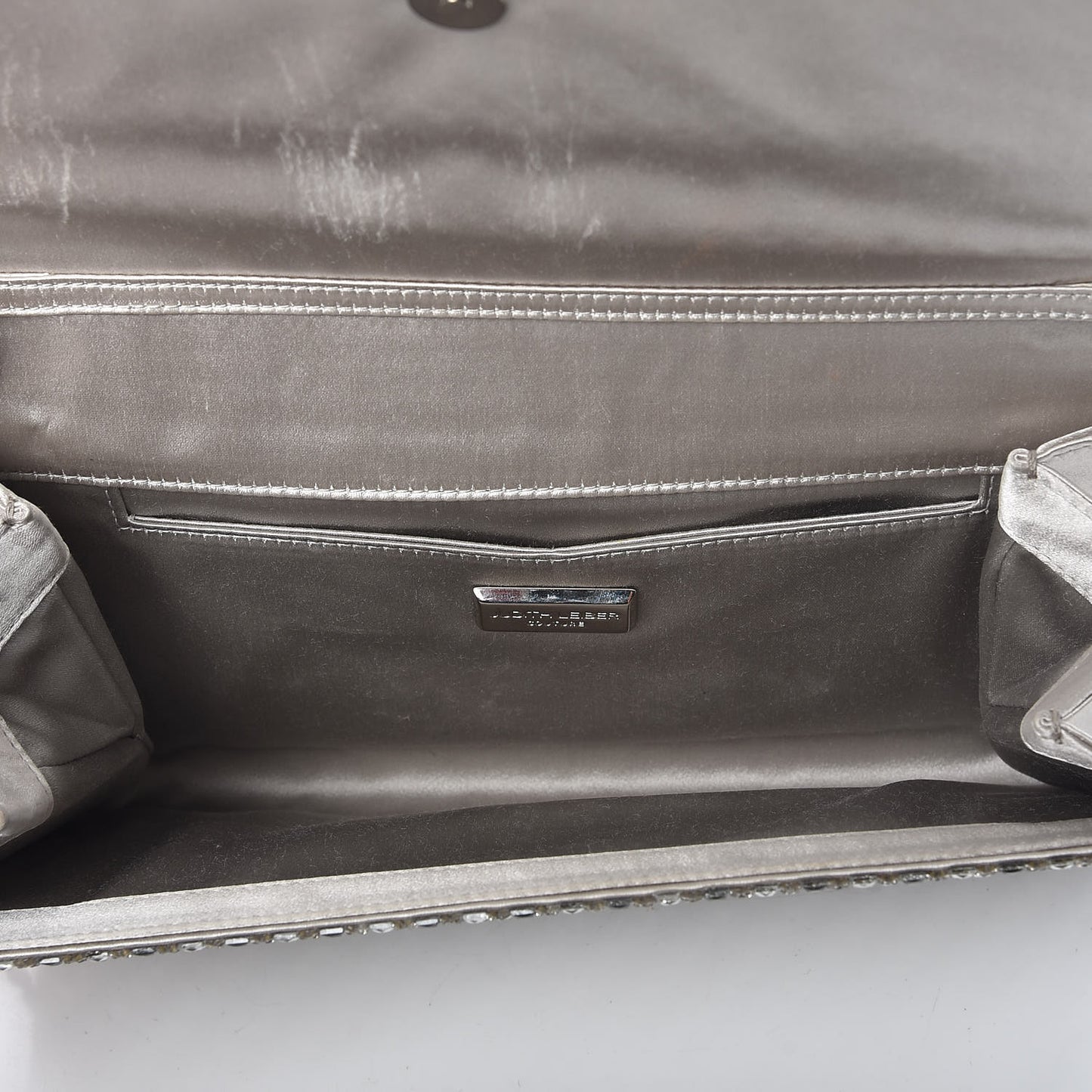 Swarovski Crystal Ritz Fizz Clutch Silver Black