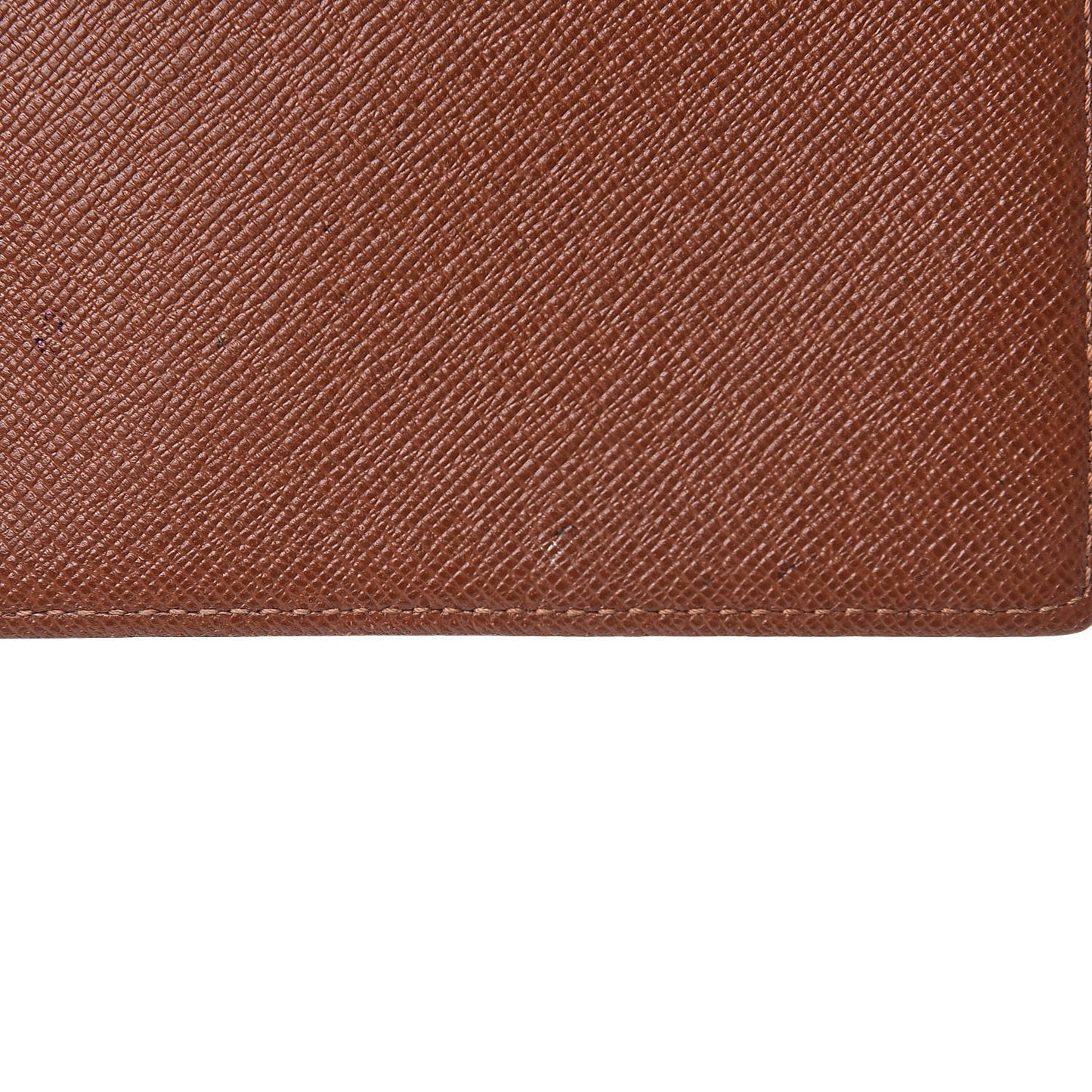 Monogram Simple Checkbook Holder Wallet